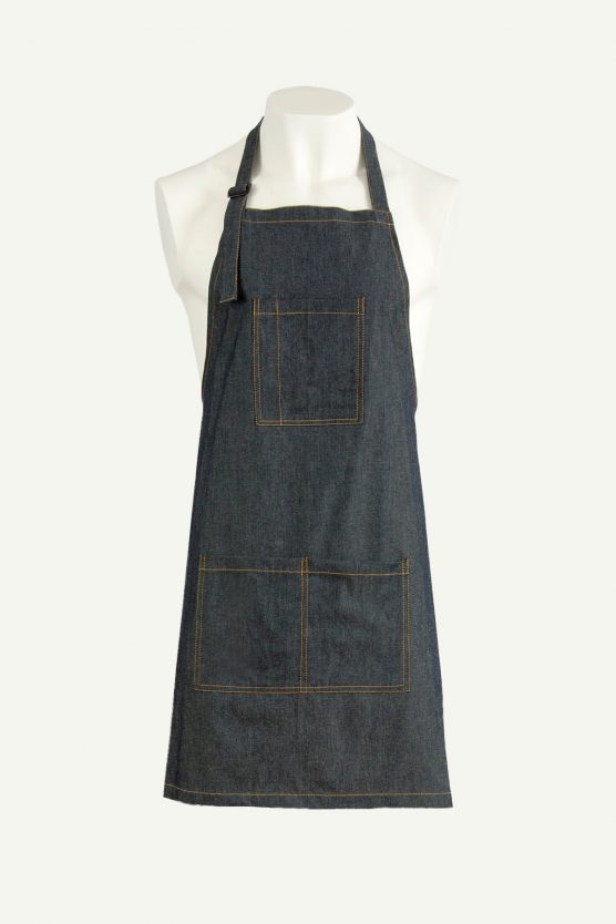 delantal denim
